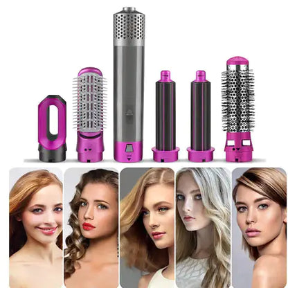 5-in-1 Hair Dryer Hot Comb Set