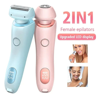 2 In 1 Rechargeable Hair Removal Trimmer